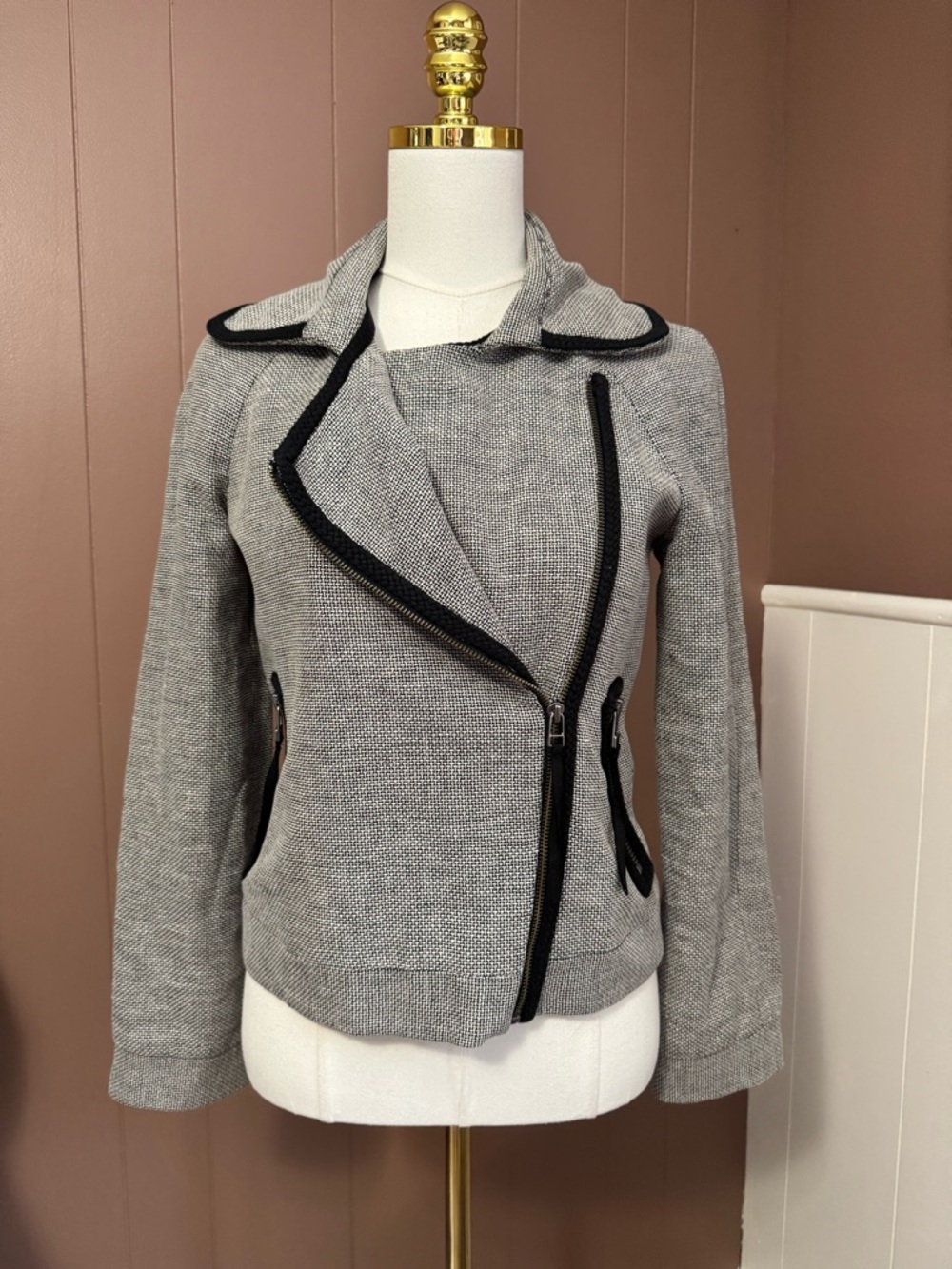 MNG Mango Linen and Cotton Blend Blazer